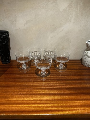Lot coupes à glace en - ,